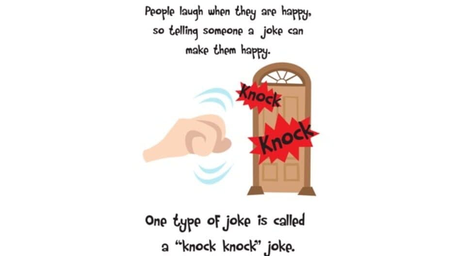 Скриншот 1 из Joke Telling Social Story and Speech Tool on How to Tell Jokes for Preschool, Aspergers, Autism & Down Syndrome