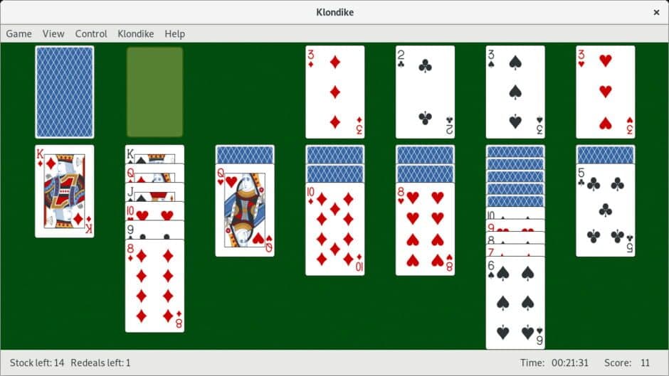 Скриншот 1 из Gnome Aisleriot