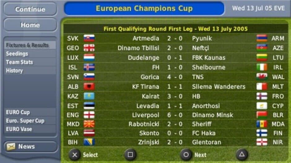 Скриншот 1 из Football Manager Handheld