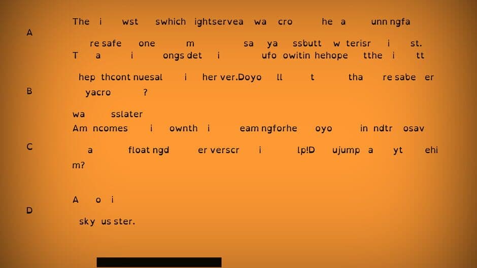 Скриншот 2 из A Familiar Fairytale: Dyslexic Text Based Adventure