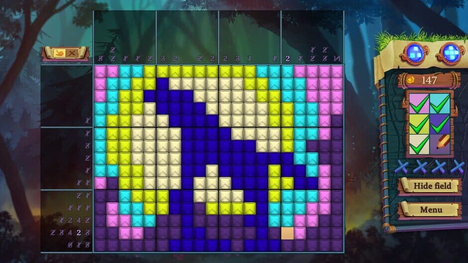 Скриншот 2 из Adventure Mosaics: Forest Spirits