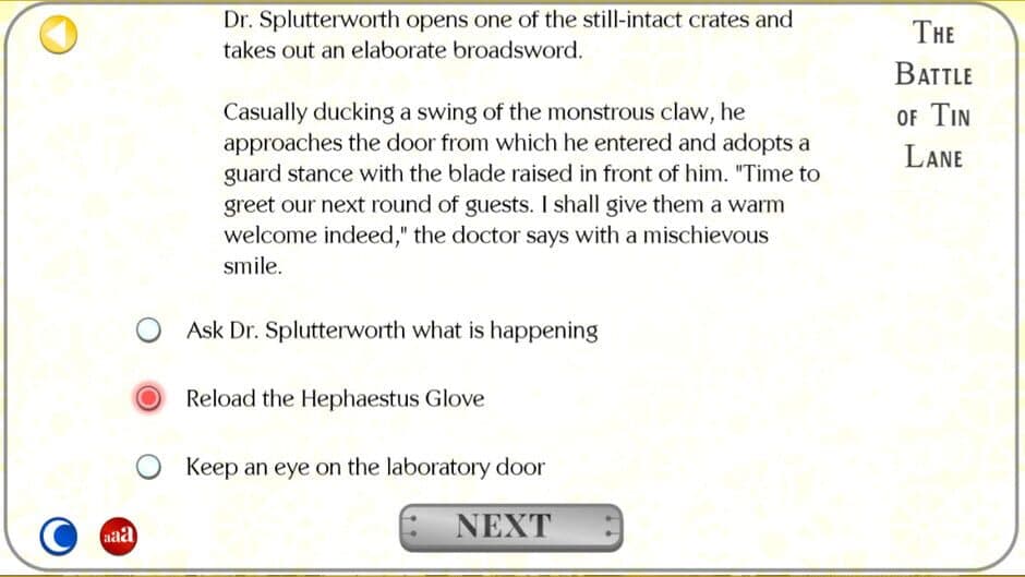 Скриншот 5 из Victoriana - Steampunk Text Adventure