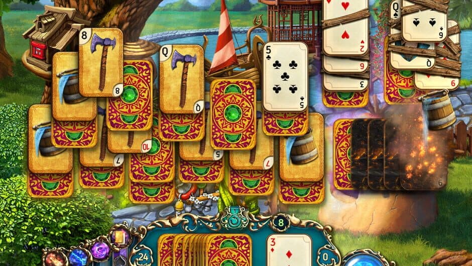 Скриншот 2 из Dreamland Solitaire: Dragon's Fury