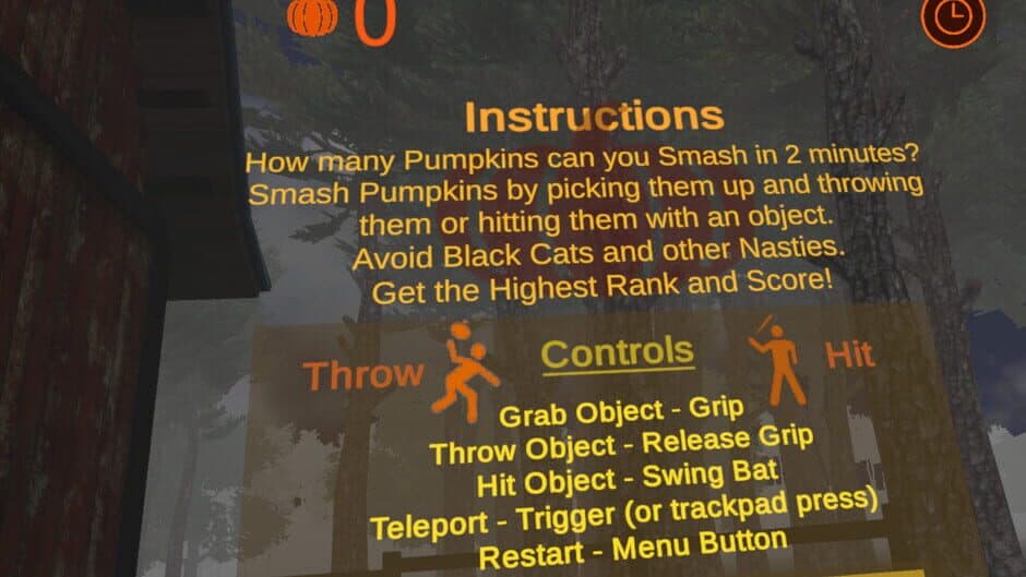 Скриншот 10 из Pumpkin Smasher VR