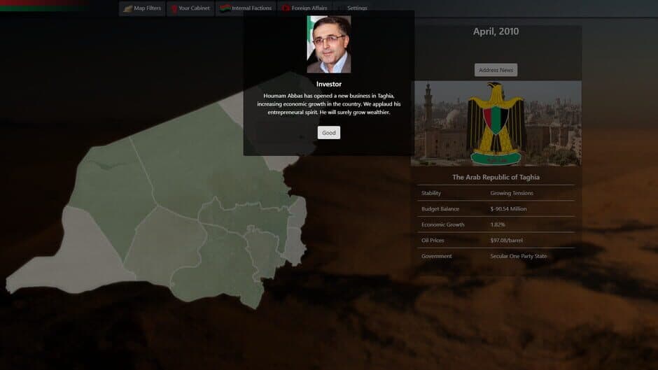 Скриншот 1 из The Arab Republic of Taghia