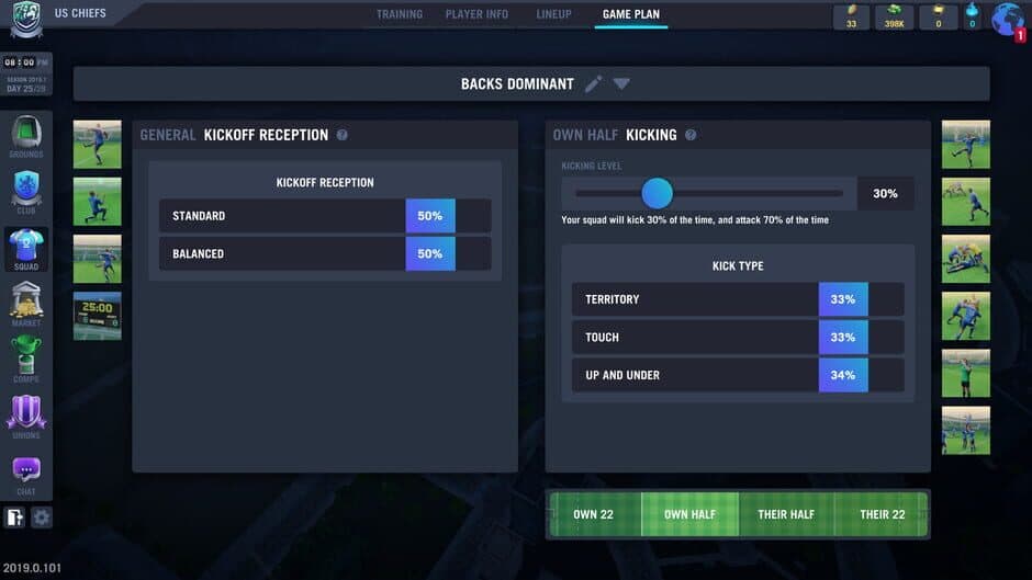 Скриншот 5 из Blackout Rugby Manager