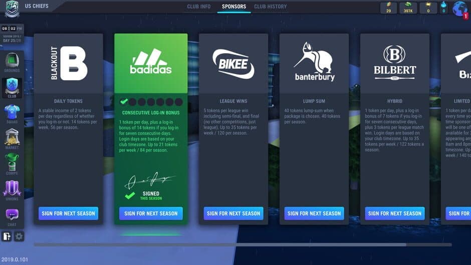 Скриншот 6 из Blackout Rugby Manager