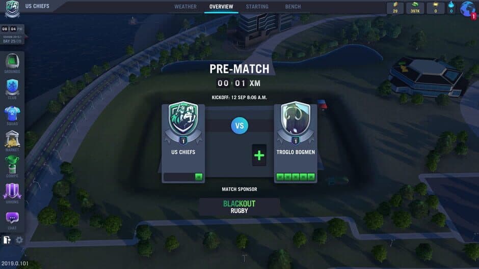 Скриншот 8 из Blackout Rugby Manager