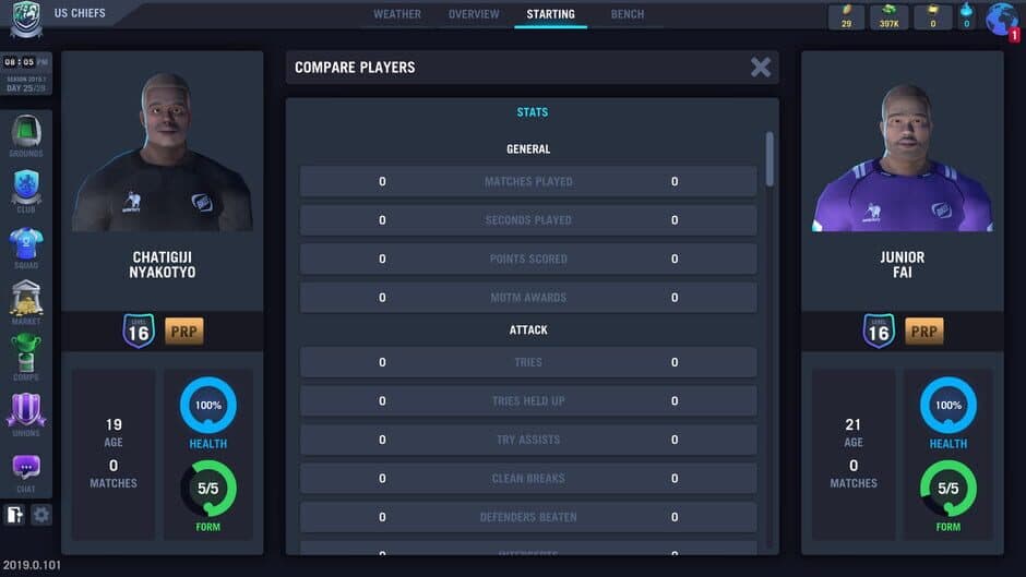 Скриншот 3 из Blackout Rugby Manager