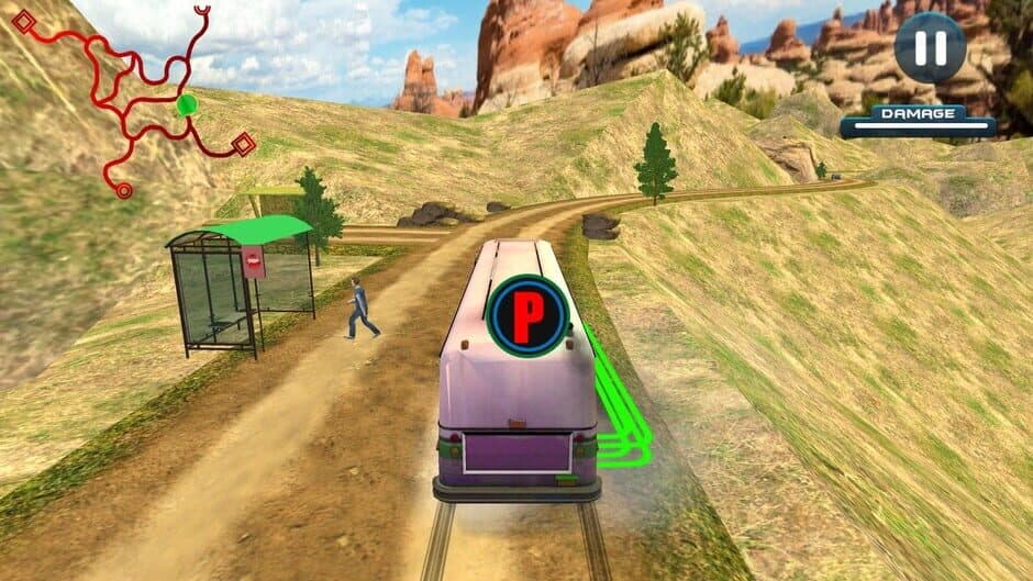 Скриншот 1 из Village Bus Driver Simulator