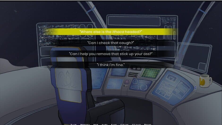 Скриншот 5 из The Far Rings: A Space Opera Visual Novella