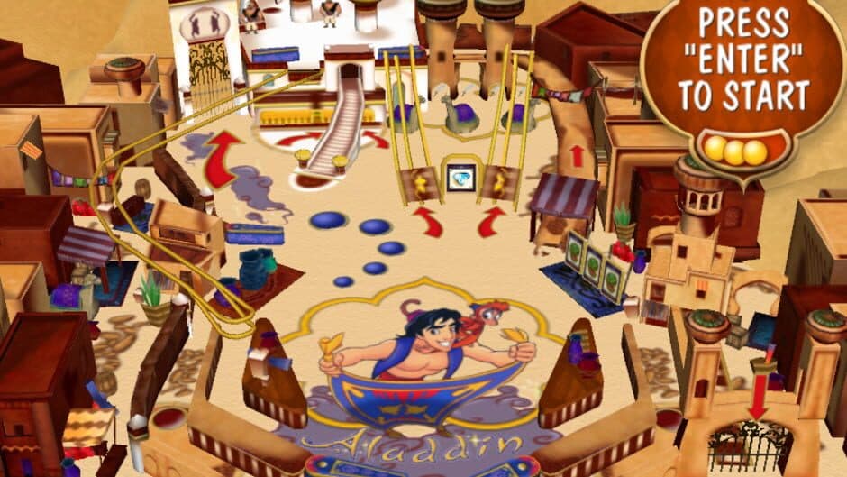 Скриншот 1 из Aladdin Pinball