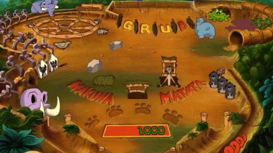 Скриншот 4 из Disney's Hot Shots: Timon and Pumbaa's Jungle Pinball