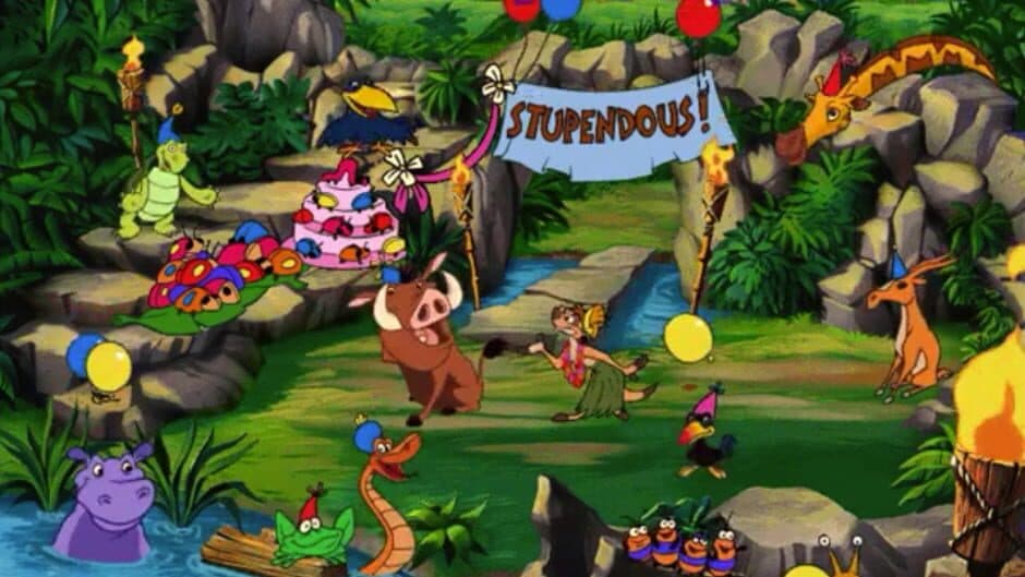 Скриншот 3 из Disney's Hot Shots: Timon and Pumbaa's Jungle Pinball