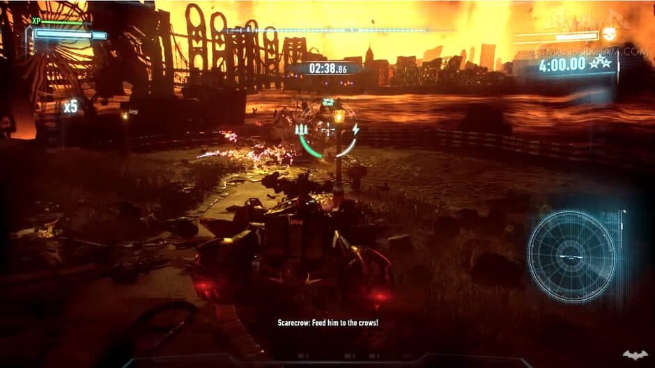 Скриншот 5 из Batman: Arkham Knight - PlayStation Exclusive Scarecrow Nightmare Missions