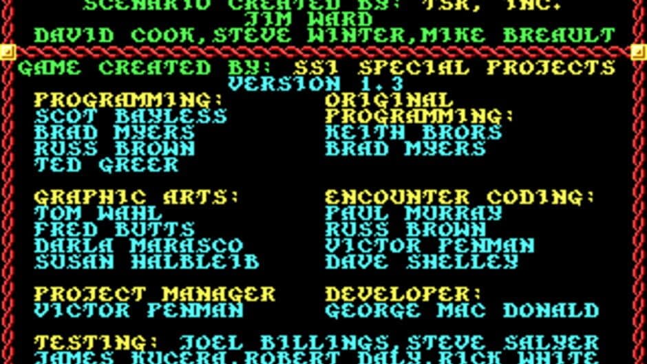 Скриншот 6 из Advanced Dungeons & Dragons: Pool of Radiance
