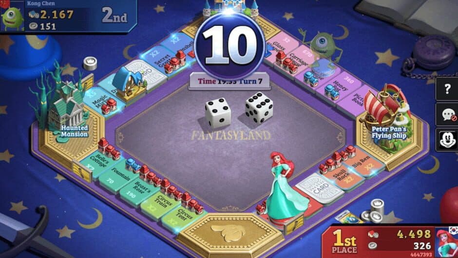Скриншот 1 из Disney Magical Dice: The Enchanted Board Game