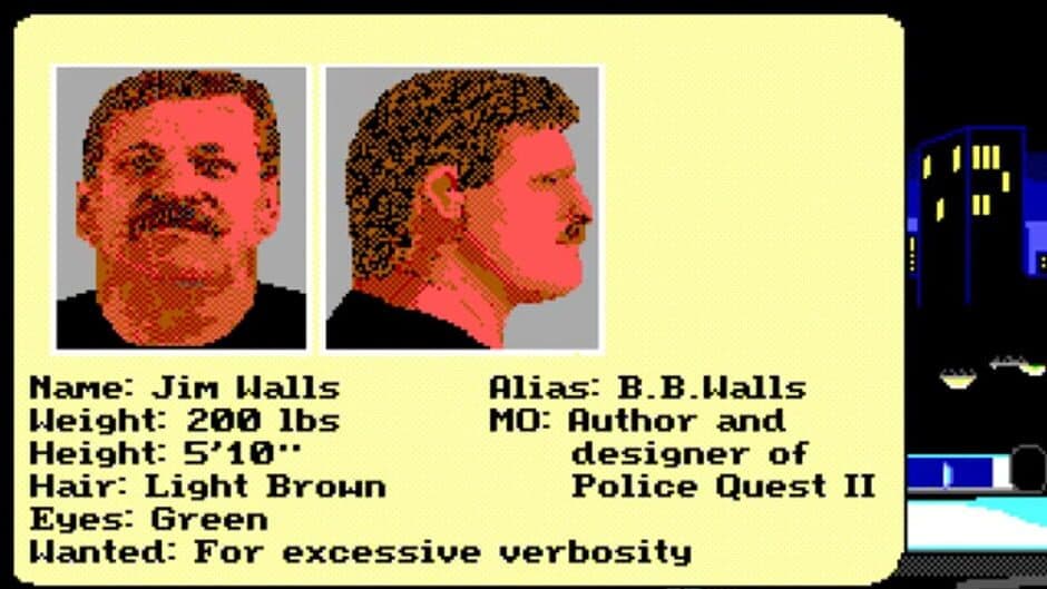 Скриншот 4 из Police Quest II: The Vengeance