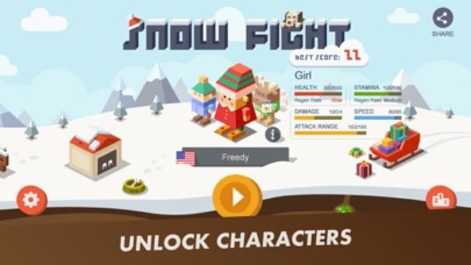 Скриншот 1 из SnowFight Go