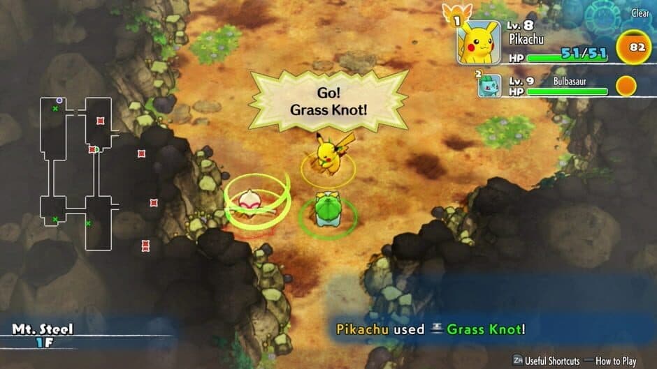 Скриншот 2 из Pokémon Mystery Dungeon: Rescue Team DX