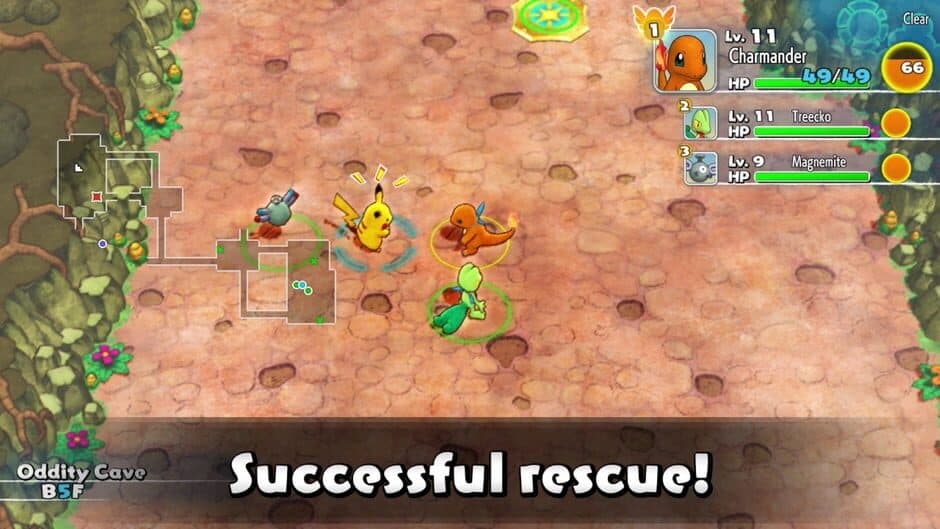 Скриншот 1 из Pokémon Mystery Dungeon: Rescue Team DX