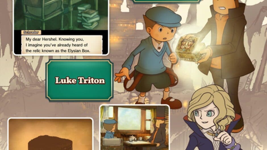 Скриншот 2 из Professor Layton and the Diabolical Box HD for Mobile