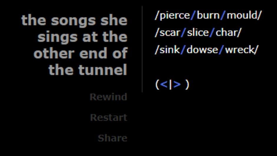 Скриншот 1 из The Songs She Sings at the Other End of the Tunnel