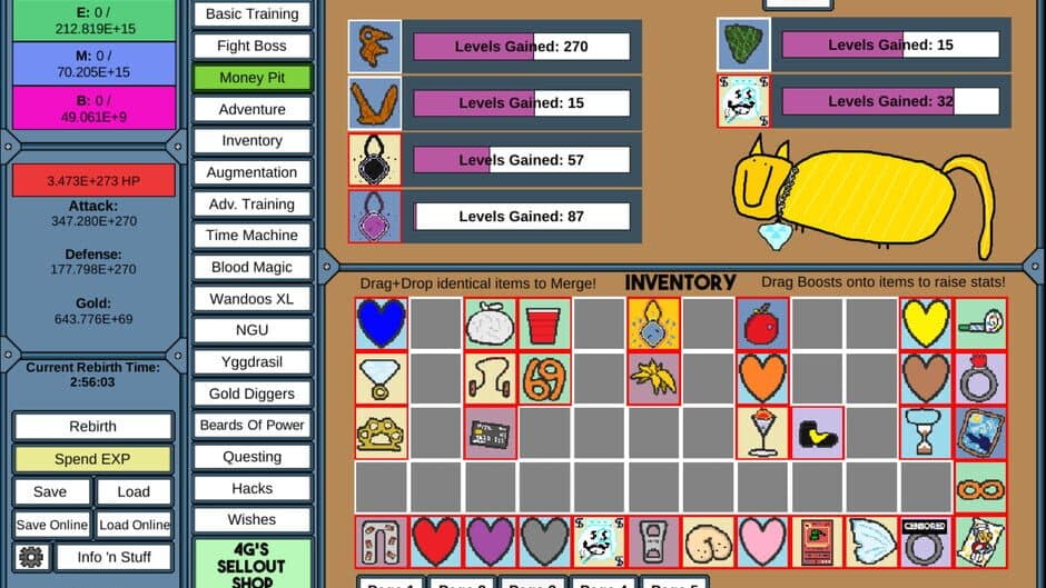 Скриншот 1 из NGU Idle
