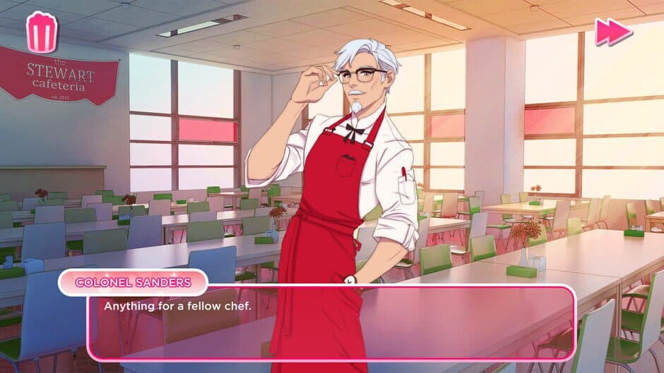 Скриншот 8 из I Love You, Colonel Sanders! A Finger Lickin' Good Dating Simulator