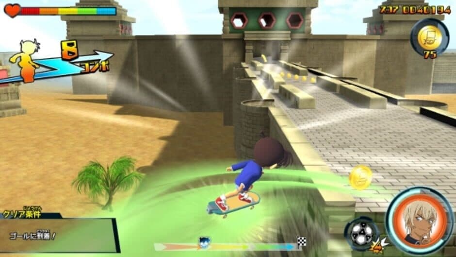 Скриншот 6 из Detective Conan Skateboard Run: Kaitou Kid to Shinpi no Hihou