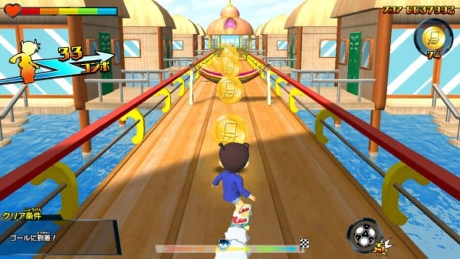 Скриншот 2 из Detective Conan Skateboard Run: Kaitou Kid to Shinpi no Hihou