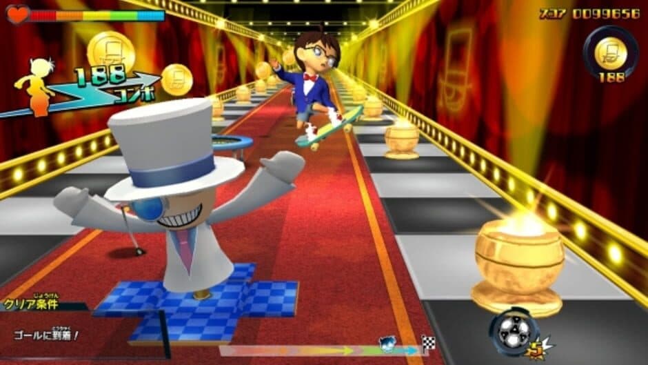 Скриншот 8 из Detective Conan Skateboard Run: Kaitou Kid to Shinpi no Hihou