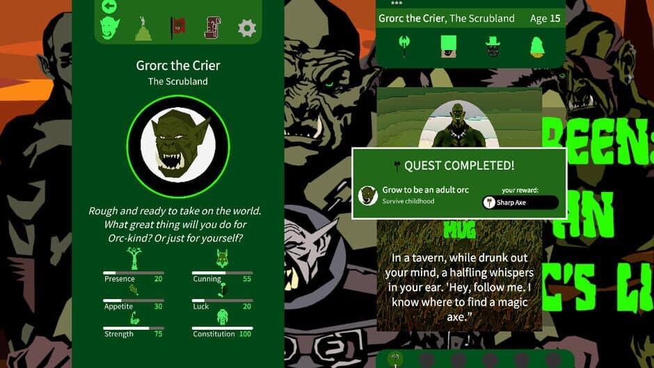 Скриншот 7 из Green: An Orc's Life