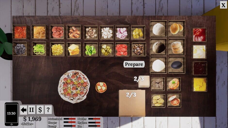 Скриншот 3 из Mompreneur: Pizza Cooking Life Sim