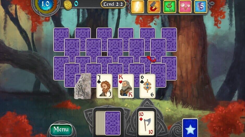 Скриншот 3 из Nordic Storm Solitaire