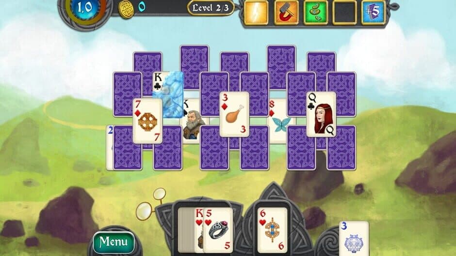 Скриншот 1 из Nordic Storm Solitaire