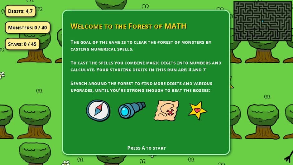 Скриншот 2 из Forest of Math