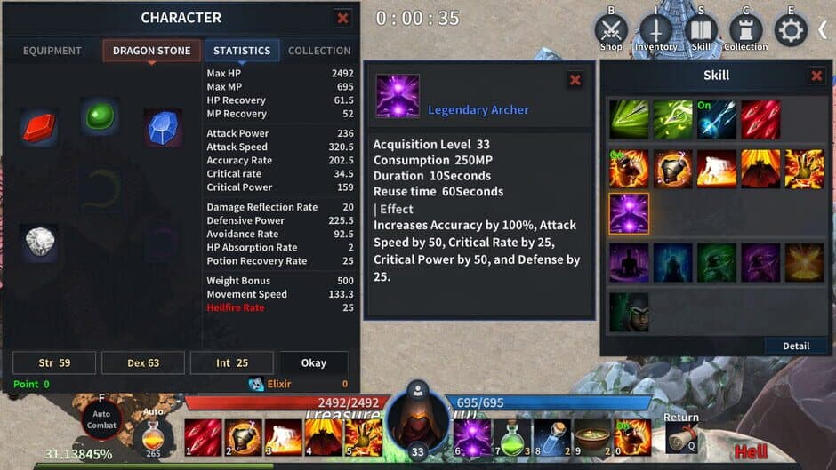 Скриншот 3 из Dragon Stone: Legendary Archer