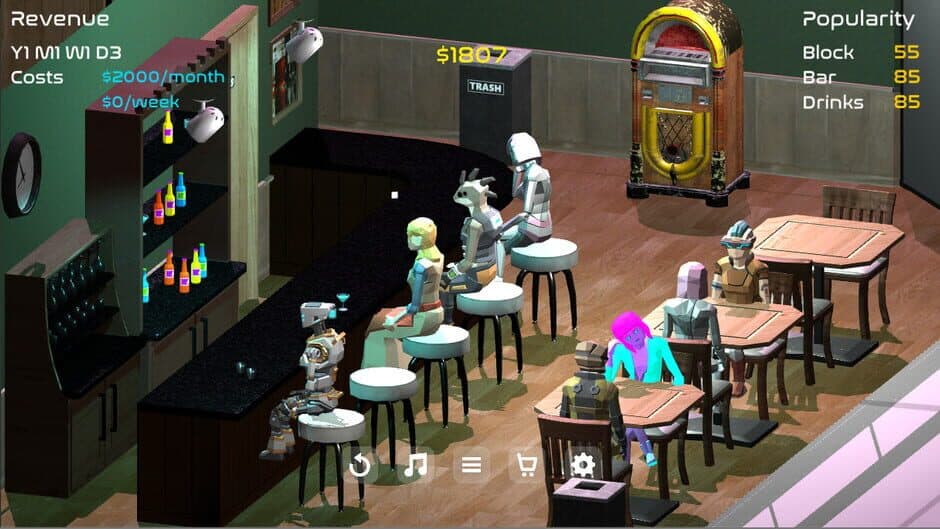 Скриншот 2 из Cyberpunk Bar Sim