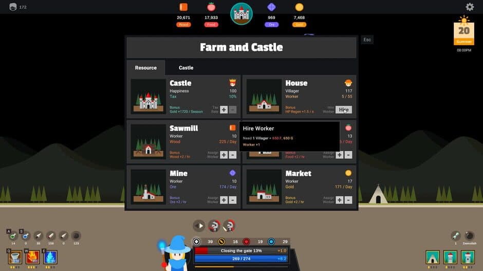 Скриншот 1 из The Defender: Farm and Castle 2