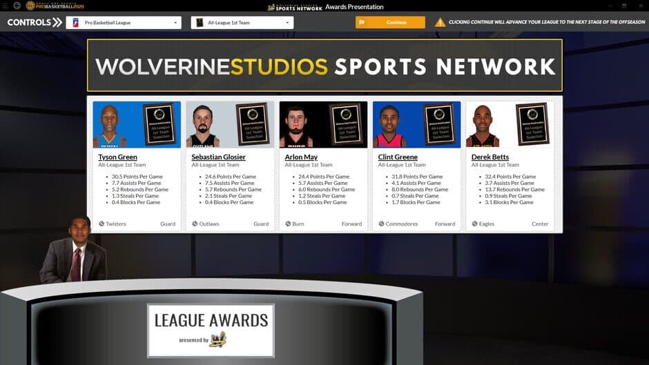 Скриншот 1 из Draft Day Sports: Pro Basketball 2020