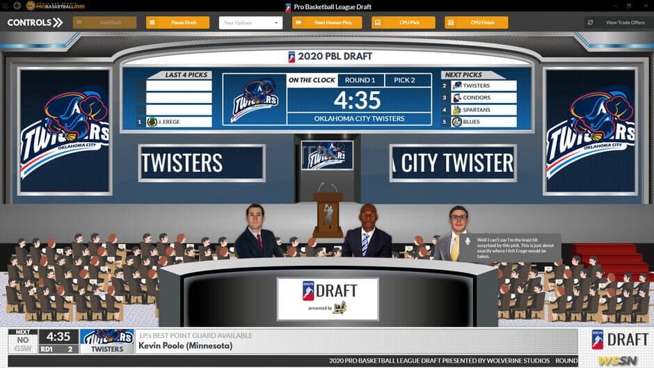 Скриншот 2 из Draft Day Sports: Pro Basketball 2020