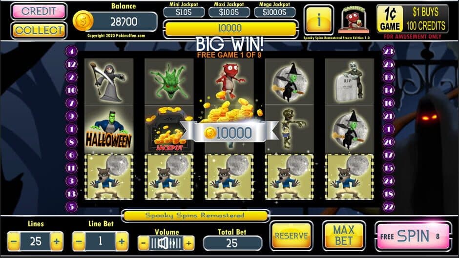 Скриншот 2 из Spooky Spins: Remastered - Steam Edition