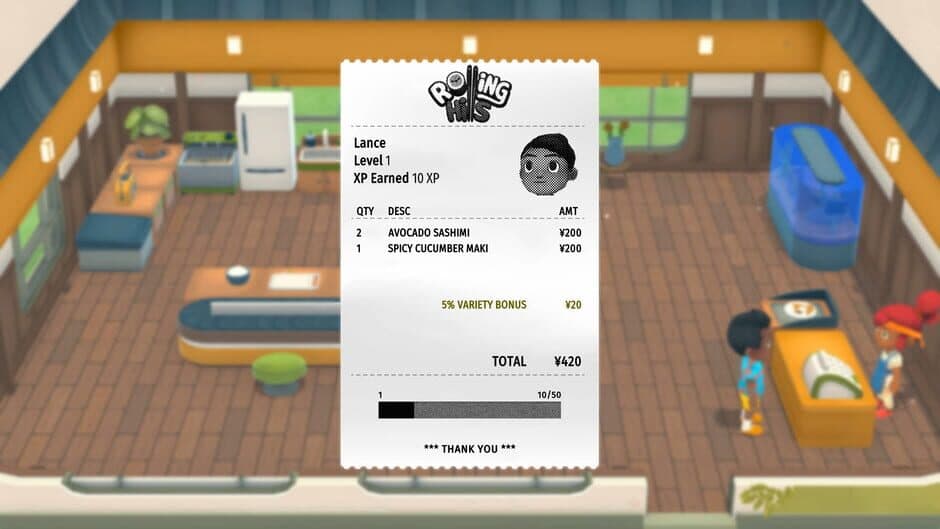 Скриншот 3 из Rolling Hills: Make Sushi, Make Friends