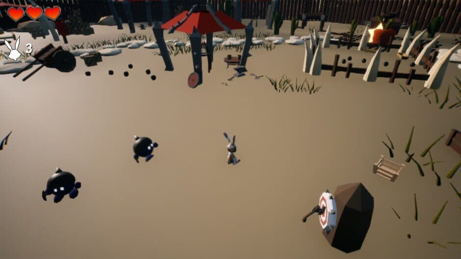 Скриншот 1 из Angry Bunny 2: Lost hole