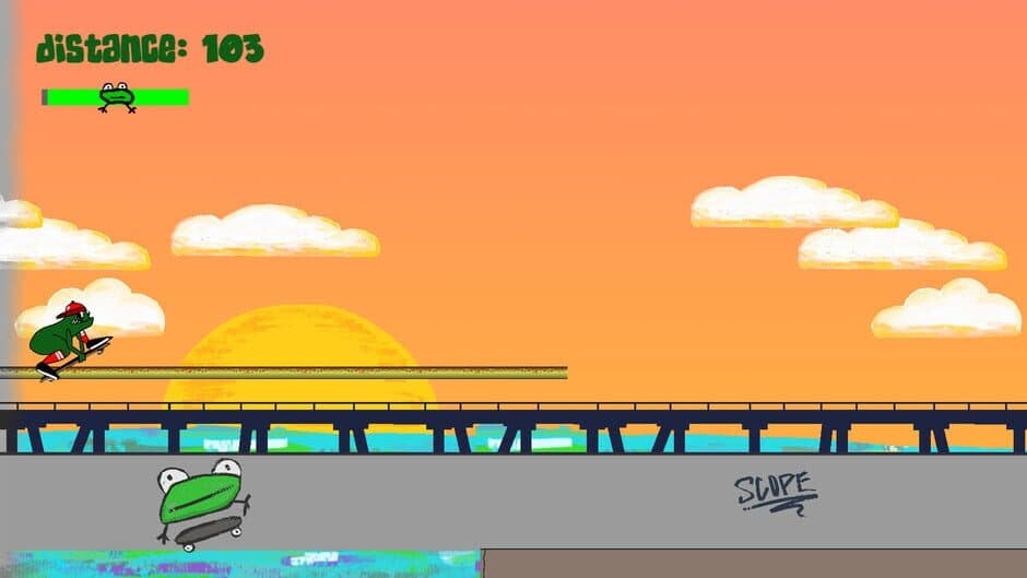 Скриншот 2 из Skater Frog