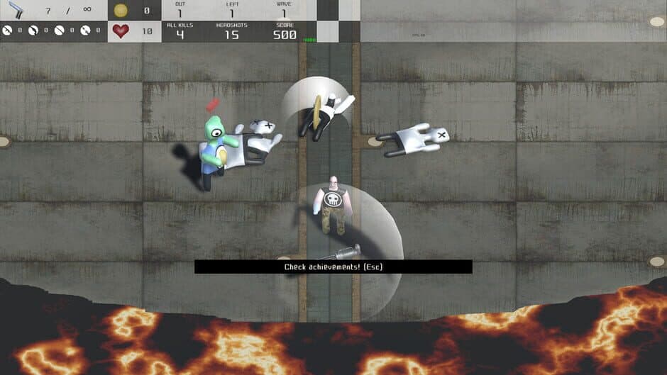 Скриншот 1 из Attack of the alien thingies from lava!