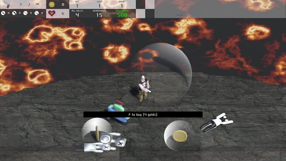Скриншот 2 из Attack of the alien thingies from lava!