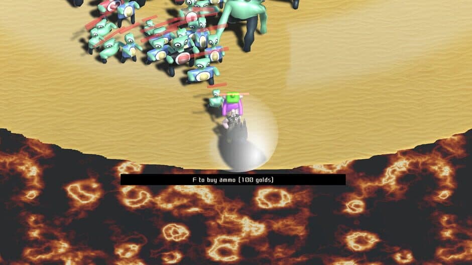 Скриншот 3 из Attack of the alien thingies from lava!