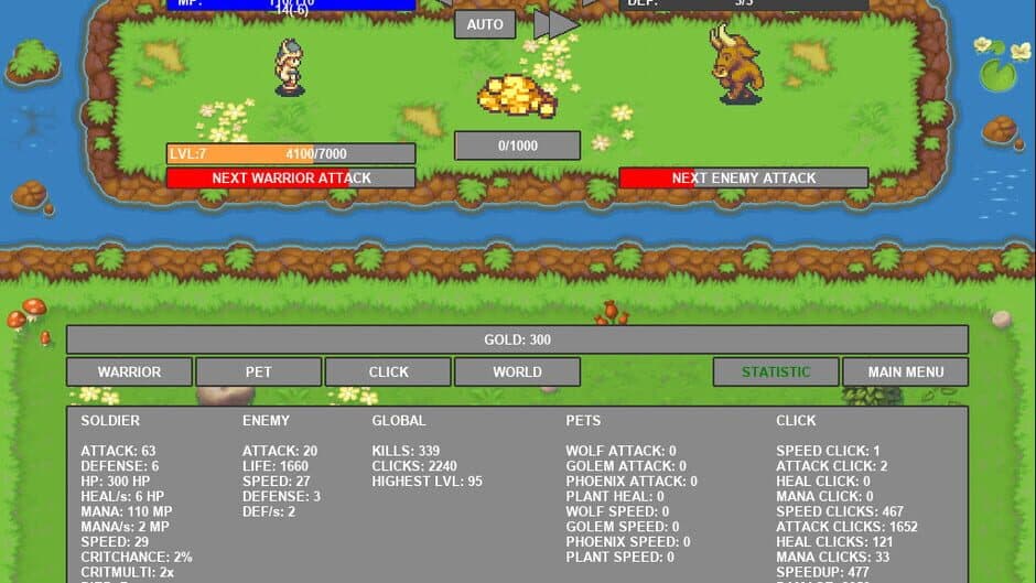Скриншот 5 из Idle Warrior
